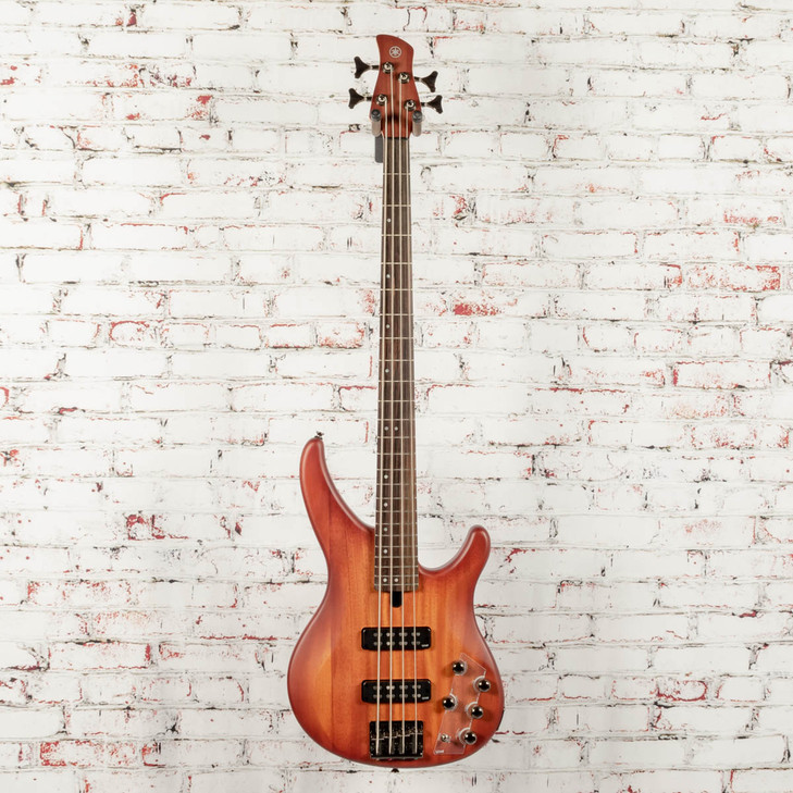 YAMAHA TRBX504 BRB TRBX 4-STRING PREMIUM ELECTRIC BASS - BRICK BURST