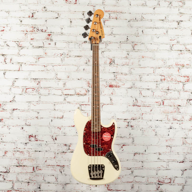 Squier Classic Vibe '60s Mustang Bass Laurel Fingerboard, Olympic White