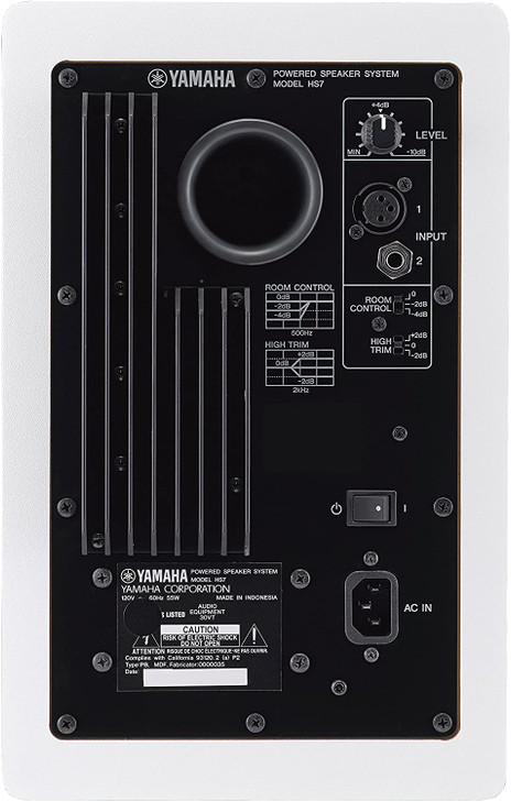 YAMAHA 6.5" Powered Studio Monitor, White Cabinet