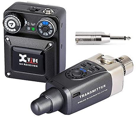 Xvive U4 Wireless In ear monitor system Black