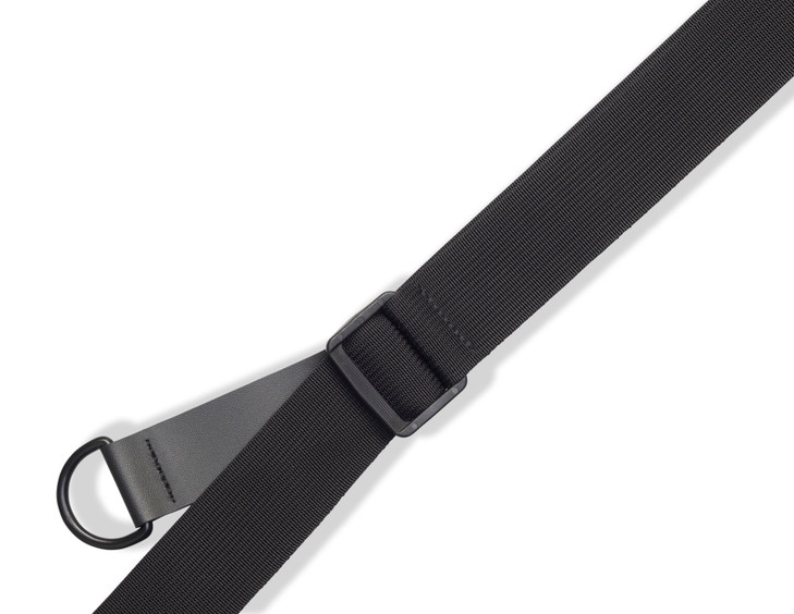 Levy's Specialty Leathers - Right Height Ergonomic Padded Guitar Strap - Black