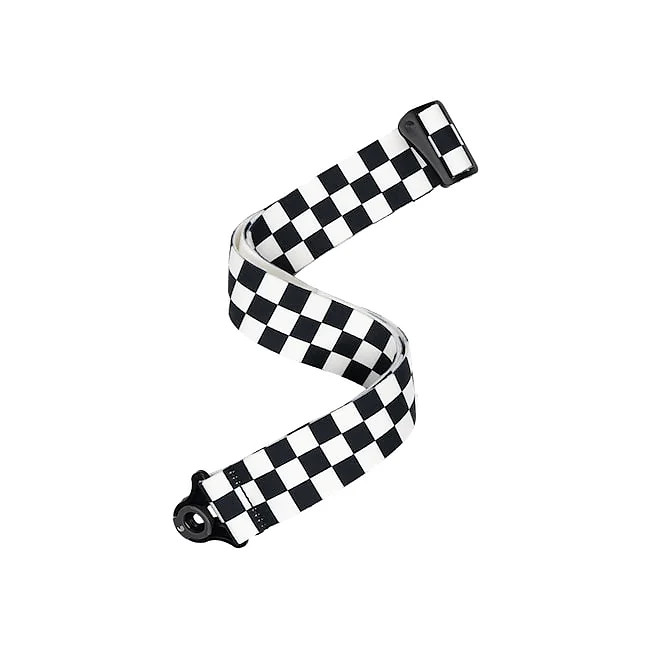 D'addario Auto Lock Guitar Strap, Skater Checkerboard