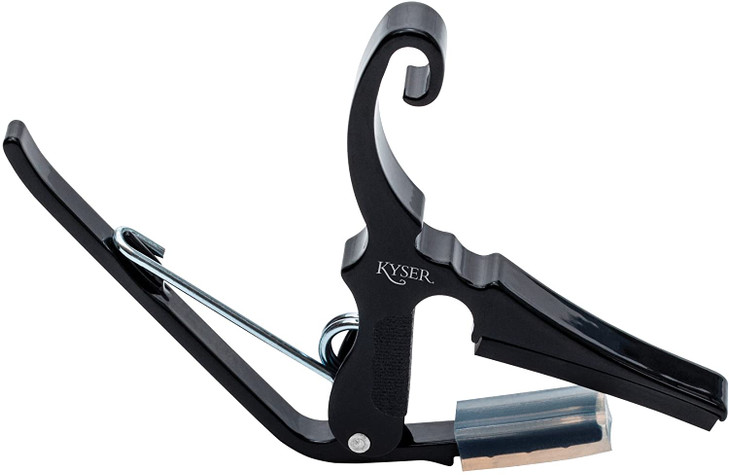 Kyser Quick-Change Drop-D Acoustic Guitar Capo - Black