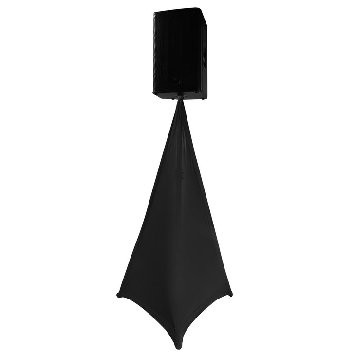 Onstage Speaker/Lighting Stand Skirt Black