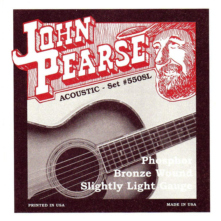 John Pearse Phosphor Bronze Slightly Light Gauge 11-50 550SL