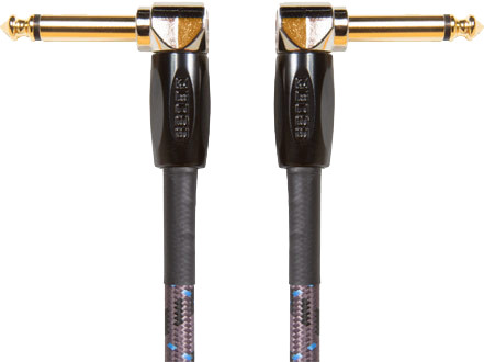 Boss 6" Instrument Cable, Angled, 1/4" jack