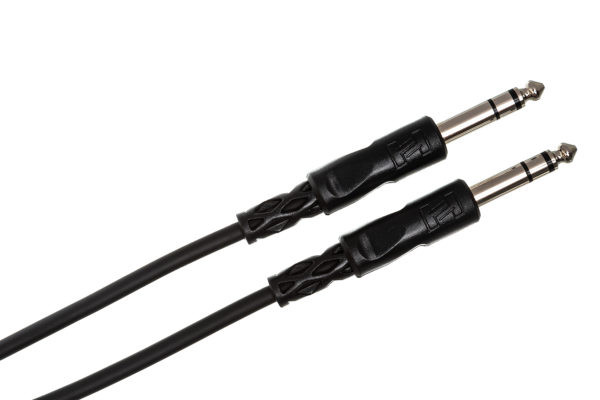 Hosa CSS-105 1/4" TRS to 1/4" TRS Balanced Interconnect Cable, 5 Feet