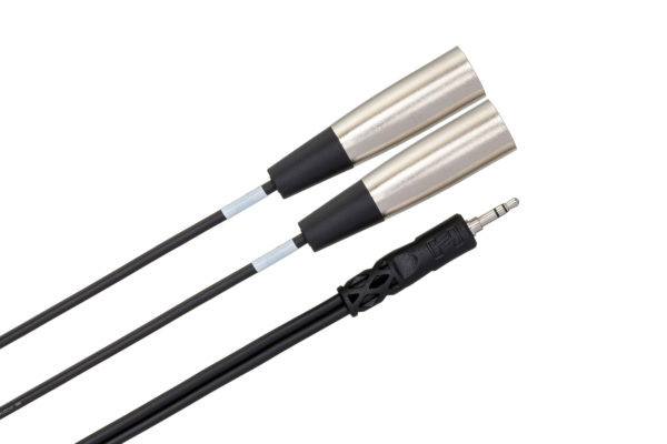 Hosa CYX-403M 3.5mm TRS to Dual XLR3M