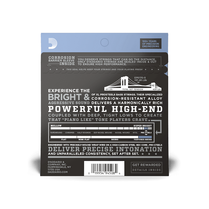 D'addario Prosteels EPS170-5