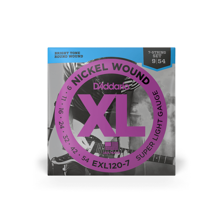 D'Addario EXL120-7 Super Light 9-54