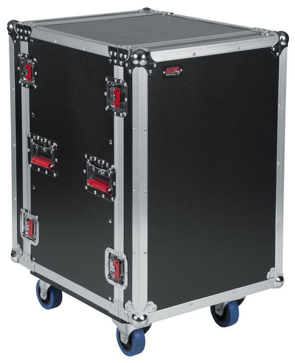 Gator 16U, Standard Audio Road Rack Case w/ Casters