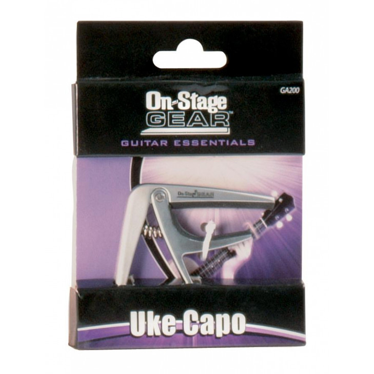 On-Stage GA200 Uke/Mandolin Capo - Silver