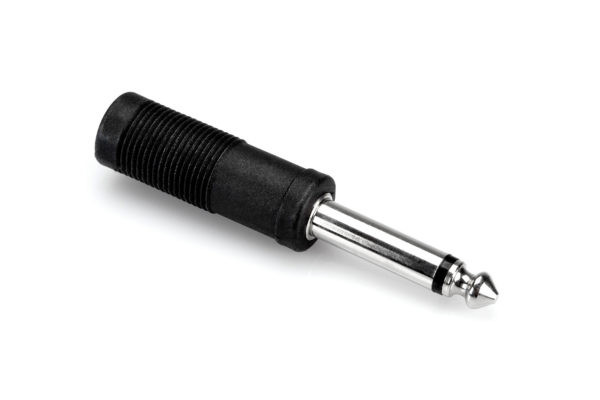 Hosa Adaptor 1/4" TRS to 1/4" TS