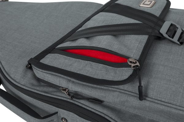 Gator - GT-ELECTRIC-GRY - Transit Series - Electric Guitar Case - Light Grey