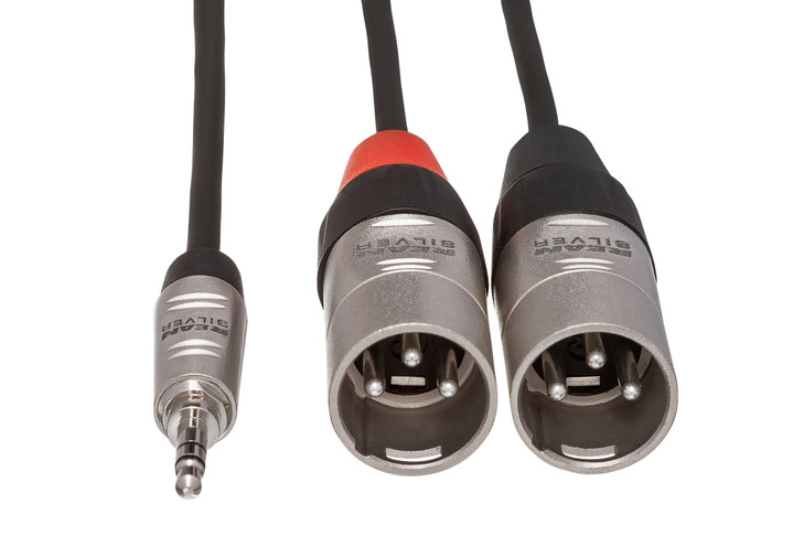 Hosa Stereo Breakout 3.5mm TRS to Dual XLR3M