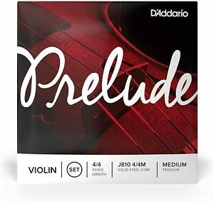 D'Addario J8104/4M - Prelude Violin String Set - 4/4 - Medium Tension