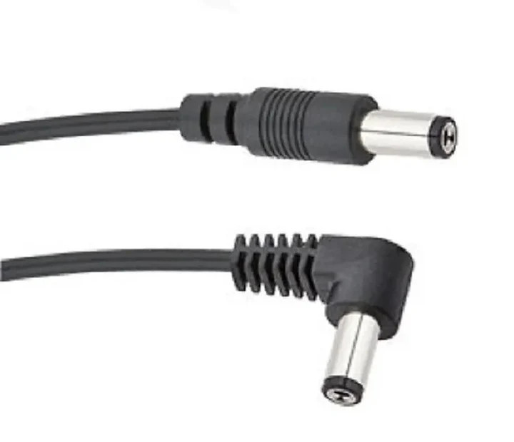 Voodoo Lab - PPBAR-RS24 - Straight and Right Angle Barrel Cable - 2.1MM / 24INCH