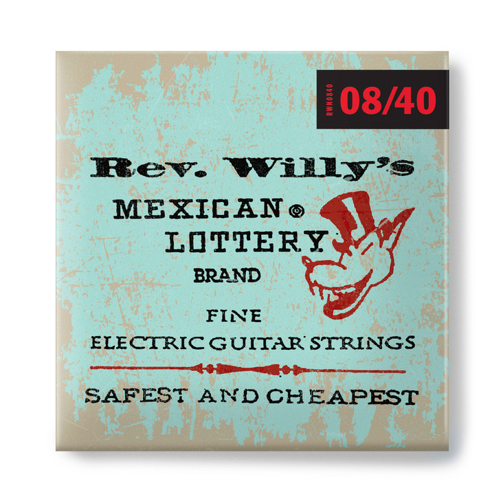 Dunlop - RWN0840 - Billy Gibbons Custom Rev Willy's Guitar String Set - 08-40