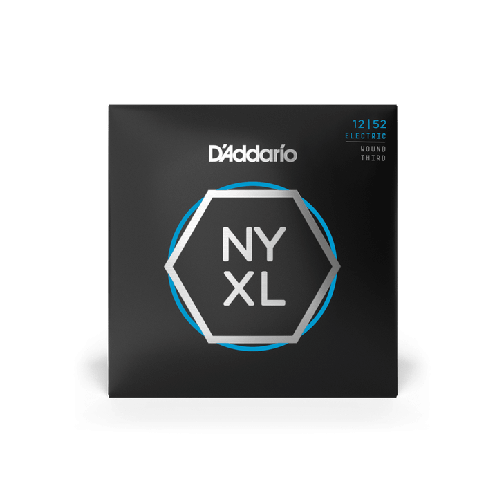 D'addario NYXL1252W Elec GTR String 12-52 Super Light Wound THird