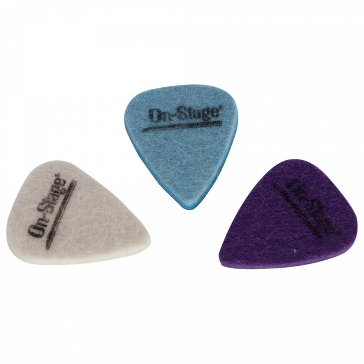 On-Stage Felt Ukulele Picks 3 pk (UPK300)