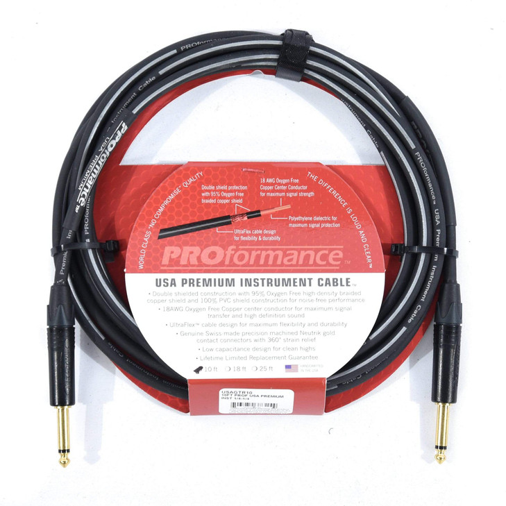 PROformance 10' Premium Instrument Cable