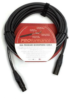 PROformance 15' USA Premium Mic Cable