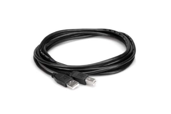 Hosa High Speed USB Cable, Type A to Type B, 3 ft