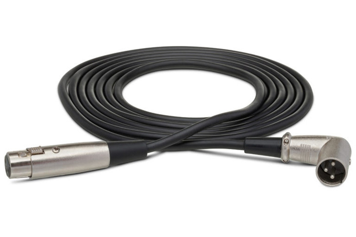 Hosa XRR-115 15' Balanced Interconnect XLR3F to RA XLR3M