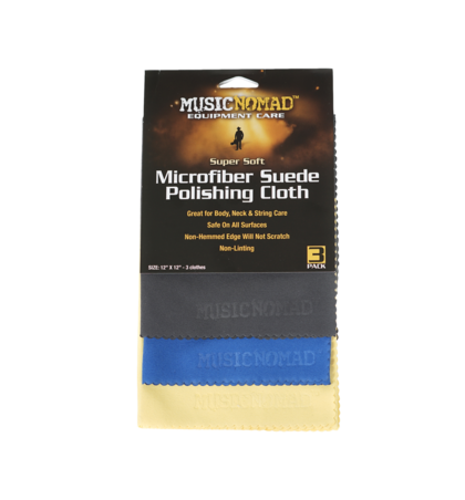Music Nomad Microfiber Suede Polishing Cloth 3 pack