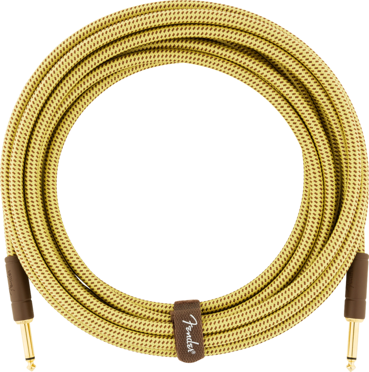 Fender Deluxe Series Instrument Cable, Straight/Straight, 10, Tweed