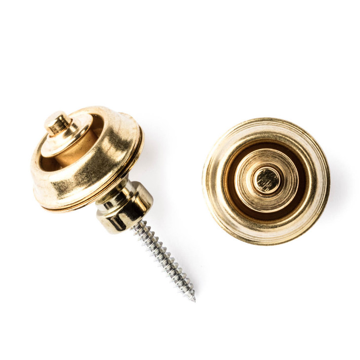 Dunlop - SLS1502BR - Traditional Strap Retainers - Set - Brass
