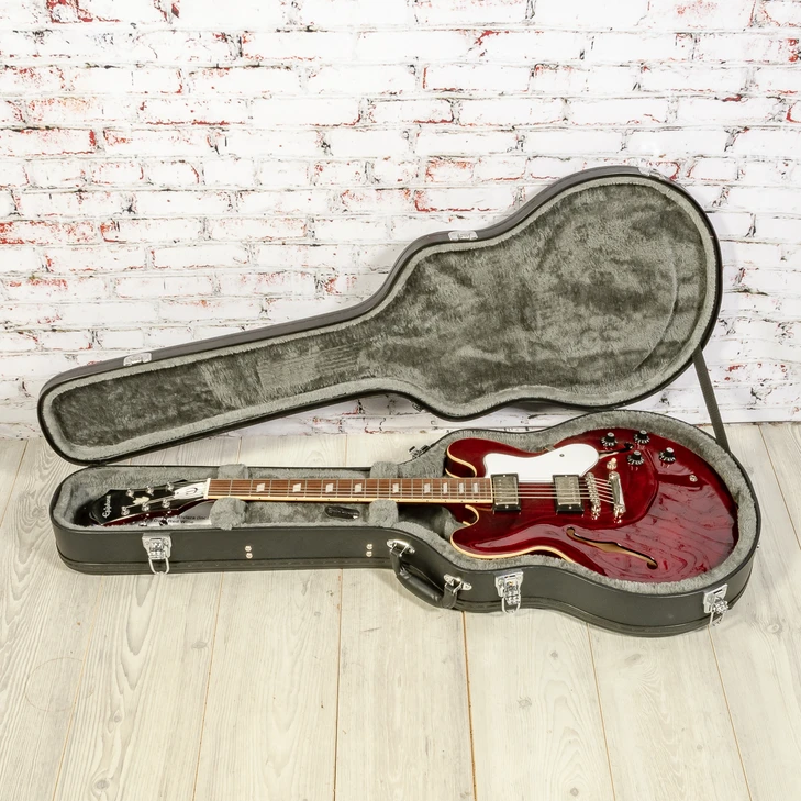 Epiphone Noel Gallagher Riviera (Incl. Hard Case) Dark Red Wine