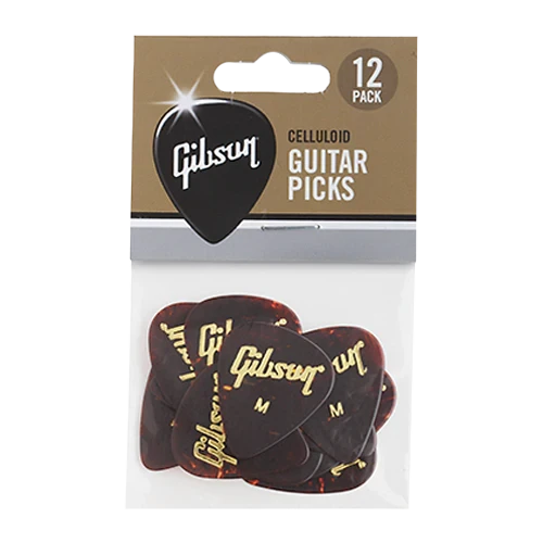 Gibson - Standard Guitar Picks - Medium - Pack of 12 (APRT12-74M)