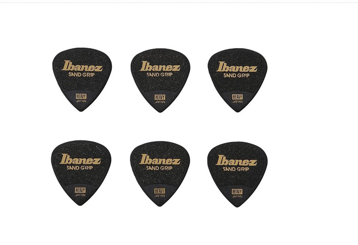 Ibanez Grip Wizard, Sand Grip, Polyacetal, Heavy (1.0mm), Black