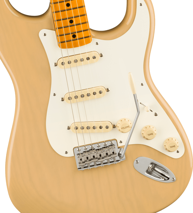 Fender - American Vintage II - 1957 Stratocaster Electric Guitar - Maple Fingerboard - Vintage Blonde