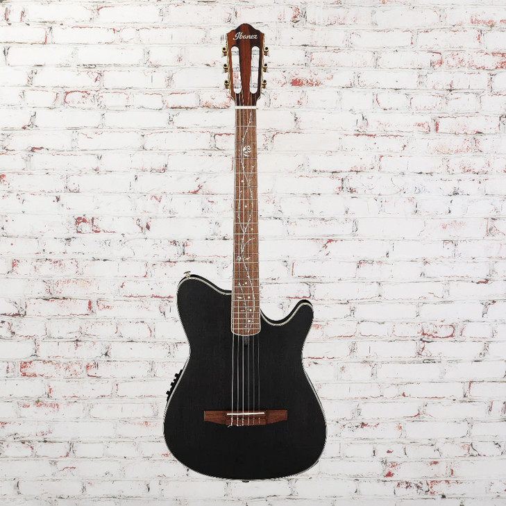 Ibanez - TOD10NTKF - Tim Henson Signature - Nylon-String Acoustic-Electric Guitar - Transparent Black Flat Finish (TOD10NTKF)
