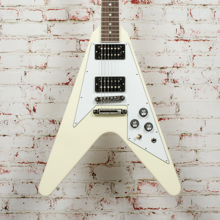 Gibson 70s Flying V - Classic White Electric Guitar
