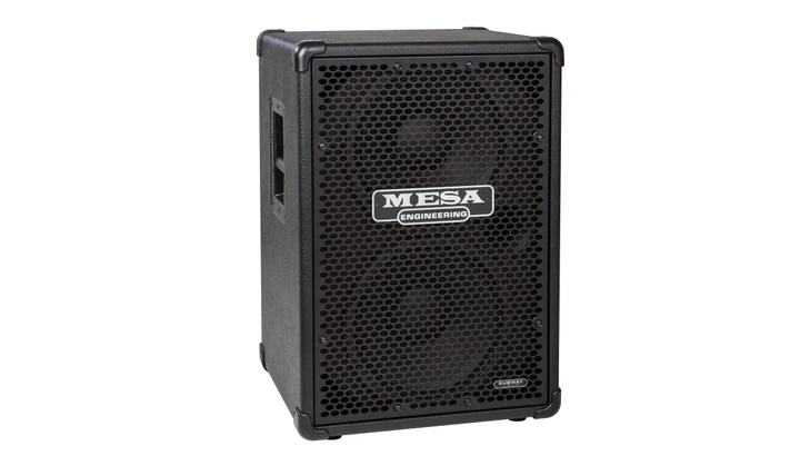 Mesa Boogie - Subway Vertical Bass Amplifier Cab - 2x12 - Black Bronco w/ Black Metal Grille
