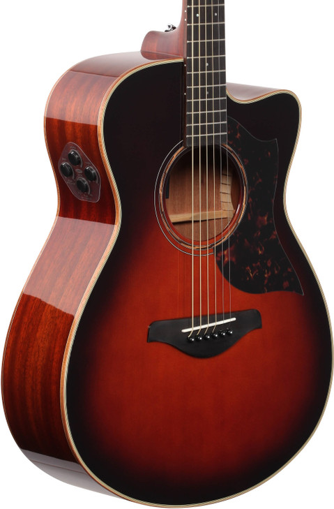 Yamaha AC3M ARE Acoustic-Electric Guitar (with Gig Bag) - Tobacco Sunburst
