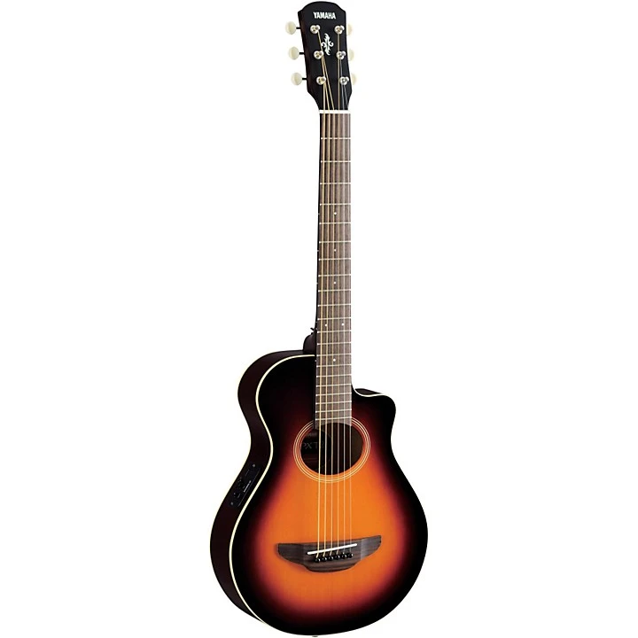 Yamaha APXT2 3/4 Thinline Acoustic-Electric Cutaway Guitar Old Violin Sunburst