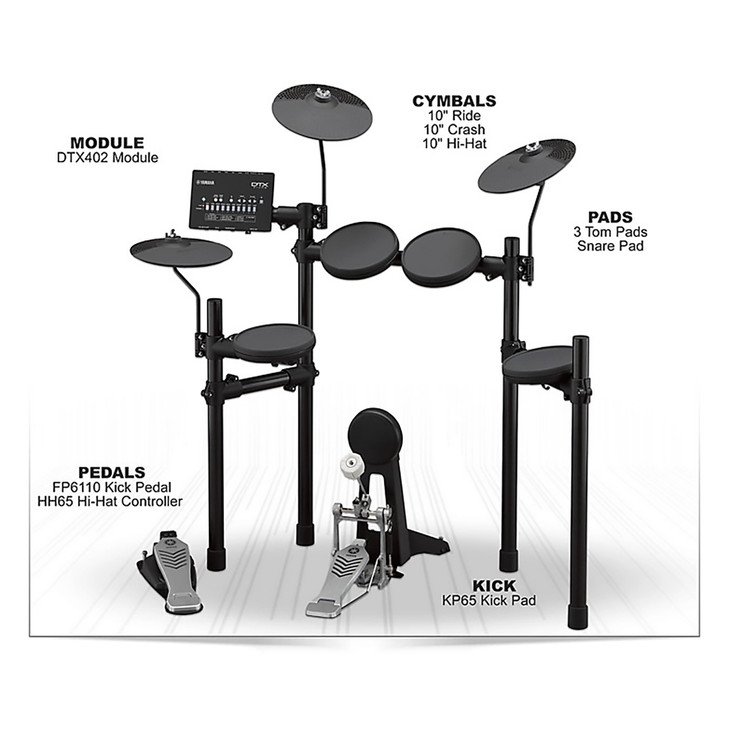 Yamaha - DTX432K - Electronic Drum Set