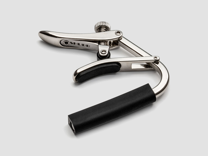 C1 Standard Shubb Capo for Steel String Guitar - Polished Nickel