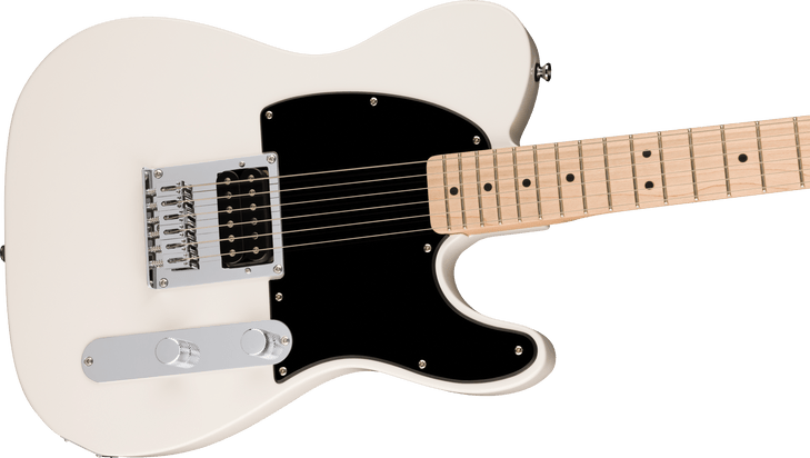 Squier Squier Sonic Esquire H, Maple Fingerboard, Black Pickguard, Arctic White