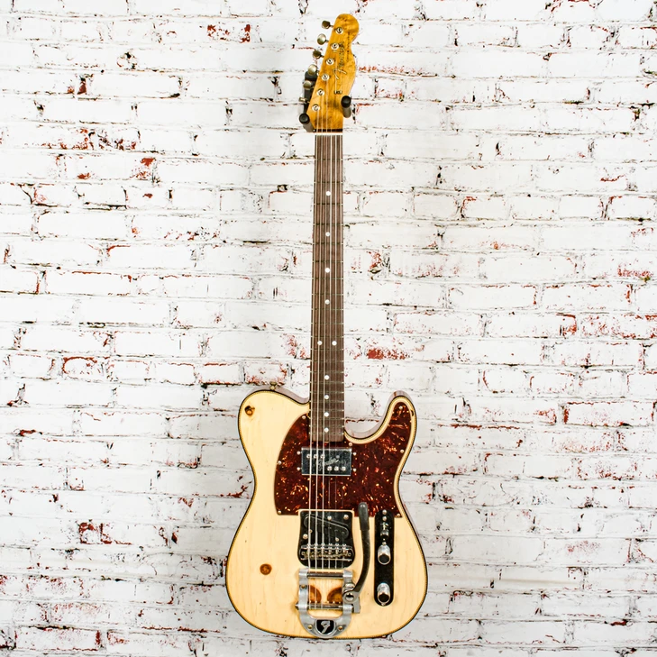 Fender - B2 LTD CuNiFe Telecaster® Electric Guitar - Custom Journeyman Relic® - Amber Natural - w/ Hardshell Case - x0296 (USED)