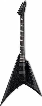 LTD - KH-V Kirk Hammett Signature - V Electric Guitar - Black Sparkle - w/ Hardshell Case