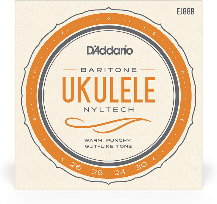 D'addario EJ88B EJ88B Nyltech Ukulele Strings, Baritone