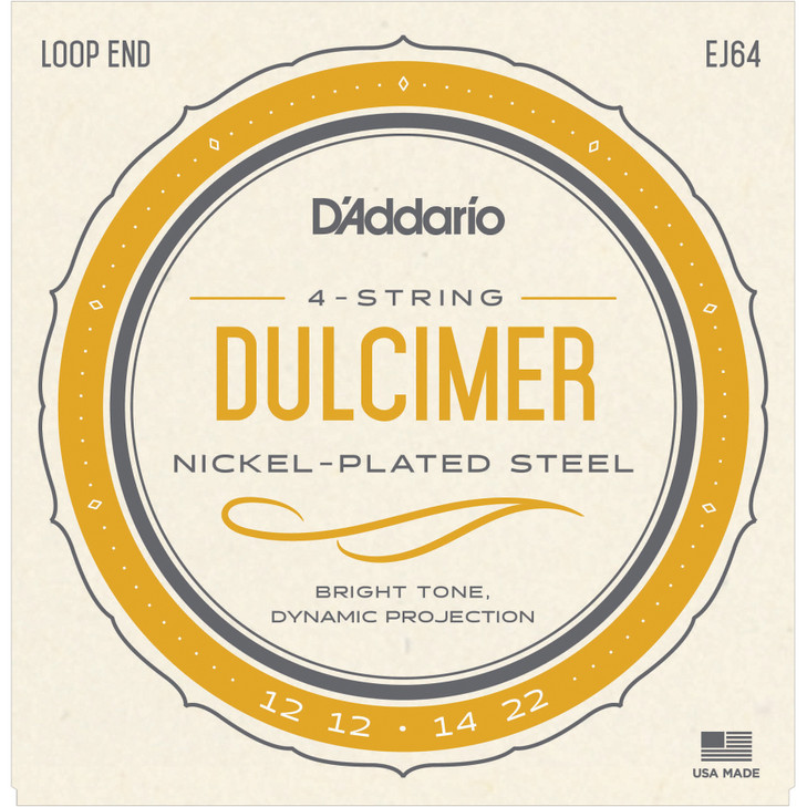 D'Addario EJ64 Mountain Dulcimer Strings - .012-.022