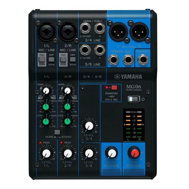 YAMAHA 6-Input Stereo Mixer