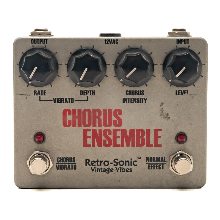 Retro-Sonic - Chorus Ensemble - Chorus & Vibrato Pedal - w/ Psu, x (USED) 