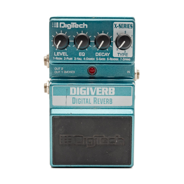 Digitech - Digiverb - Guitar Digital Reverb Pedal - x9351 - USED
